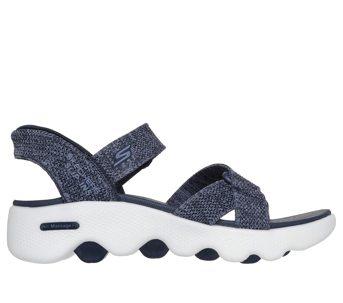 Skechers Slip-ins: GO WALK Massage Fit Sandal - Heather | Skechers Women